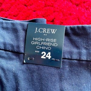 J. Crew Girlfriend Chino, navy size 24